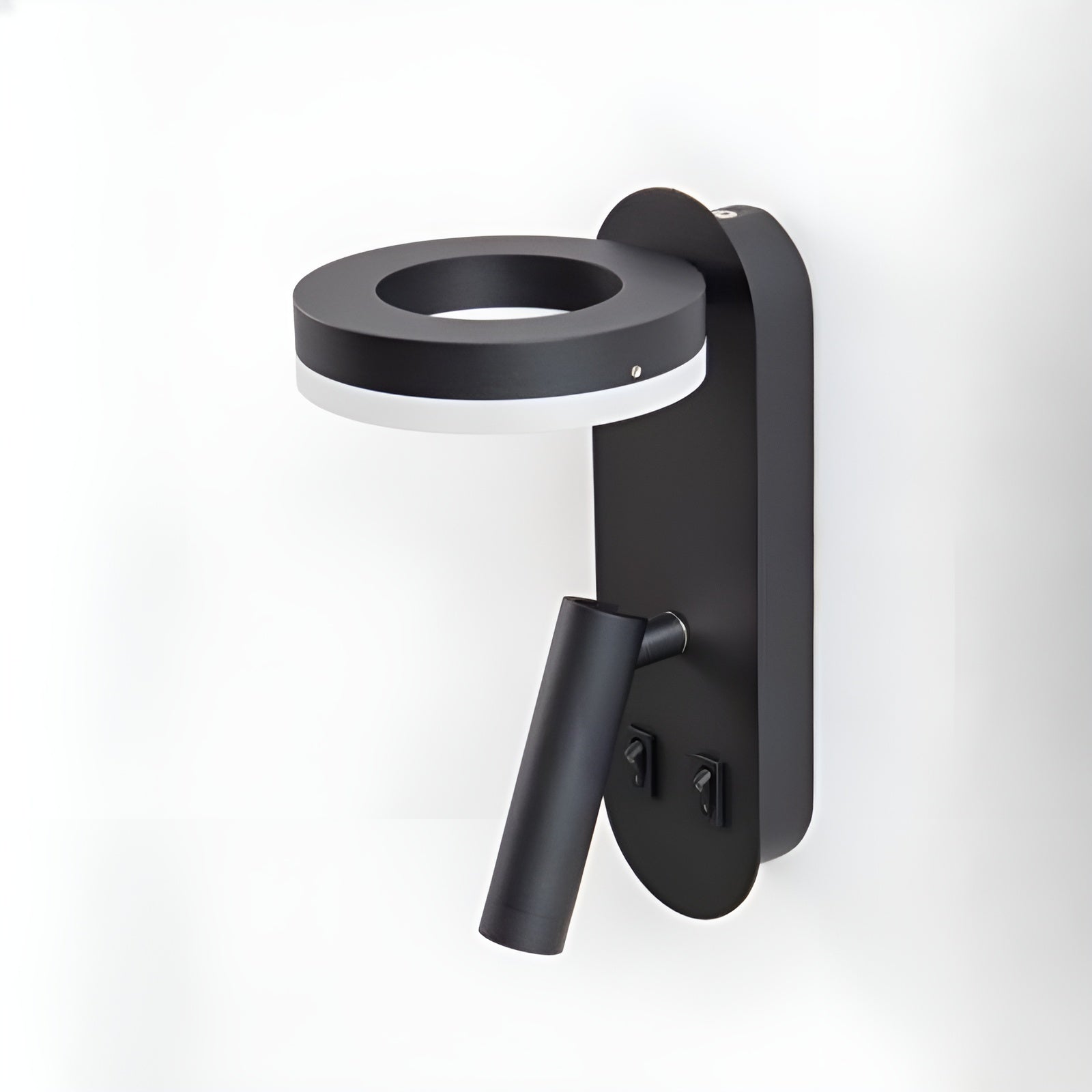 Geometrisk Vegglampe – To Lyskilder og Nedovervendt Lys | Moderne og Dekorativ