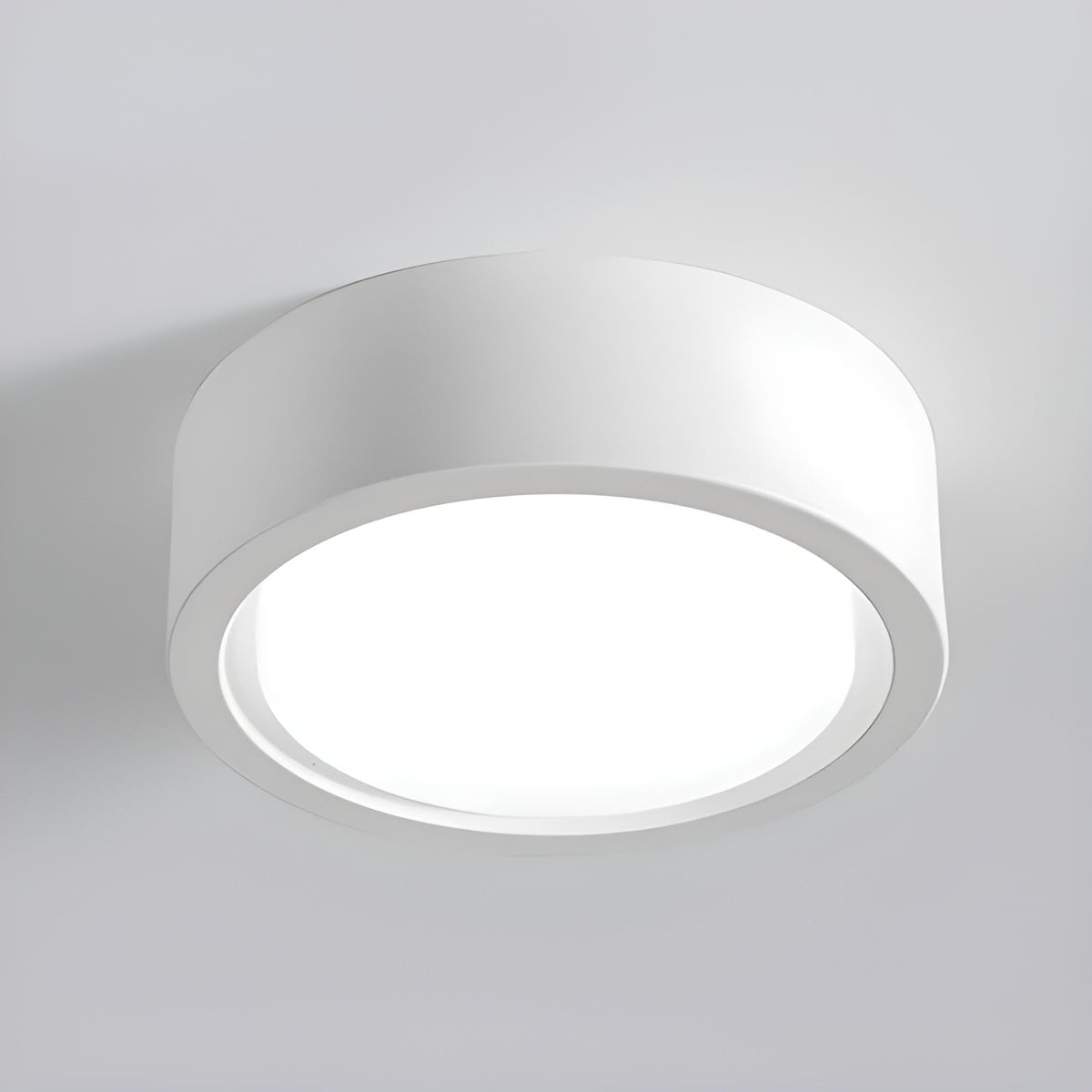 Moderne LED-Taklampe – Rund Design med Varmt Lys | Koselig Belysning til Alle Rom - Lysarmaturer for tak