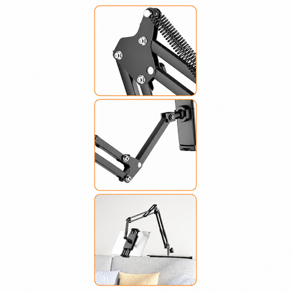 Bedmate Roterbar Enhetsholder – 360° Justerbar For Smarttelefon Og Nettbrett