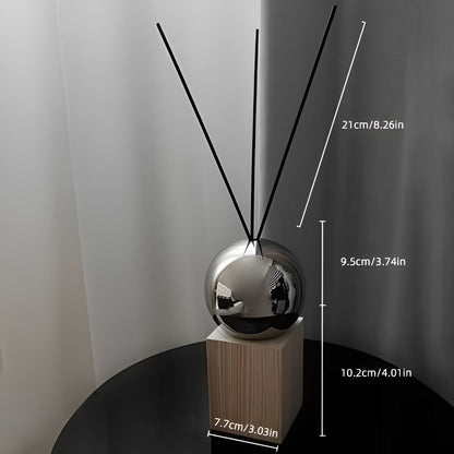 Aromadiffuser i Rustfritt Stål – Avslappende Duft og Beroligende Atmosfære | Dekorativ for Hjem og Hotell - Aromaterapi
