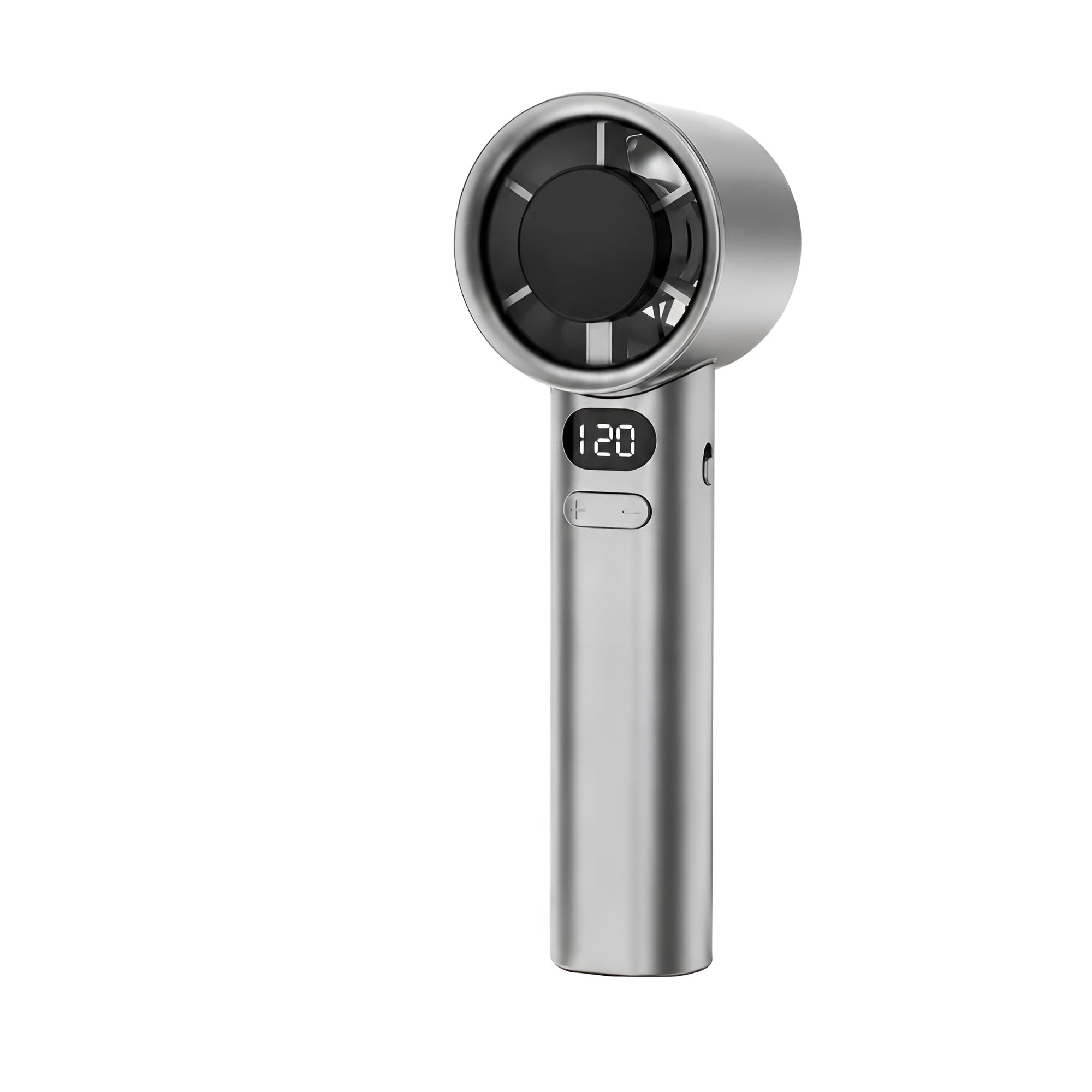 Håndvifte Med Digitalt Display – Usb-oppladbar Og Trinnløst Justerbar