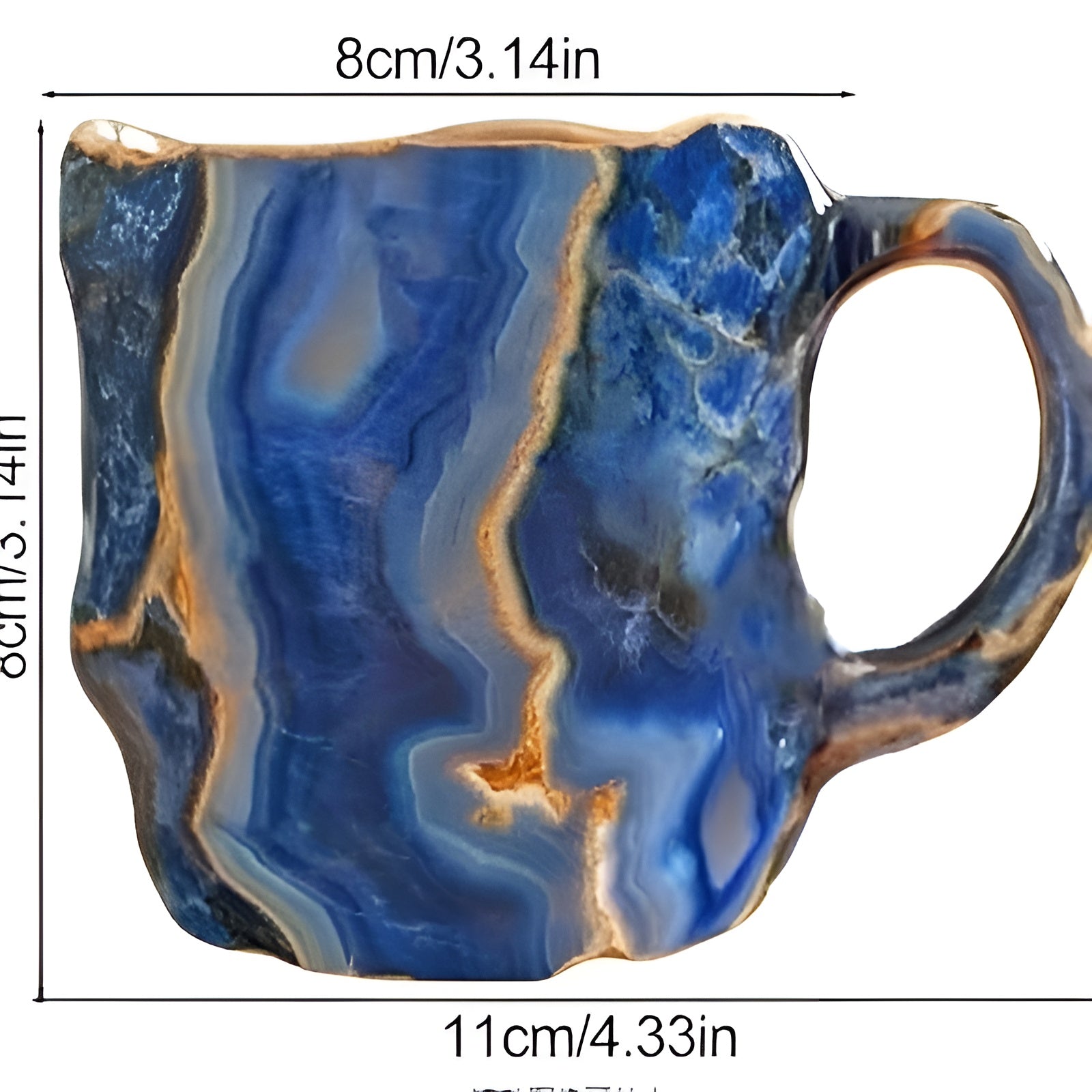 Håndlagde Kaffeekopper – Isolerende og Mikrobølgeovnvennlige | Laget av Mineralkrystall