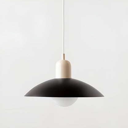 Pendellampe i Makron-Design – Mykt og Behagelig Lys | Perfekt for Hjemmet - Hvit / Svart - Lysarmaturer for tak
