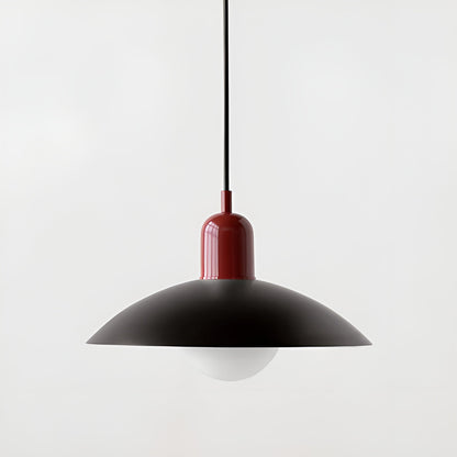 Pendellampe i Makron-Design – Mykt og Behagelig Lys | Perfekt for Hjemmet - Rød / Svart - Lysarmaturer for tak