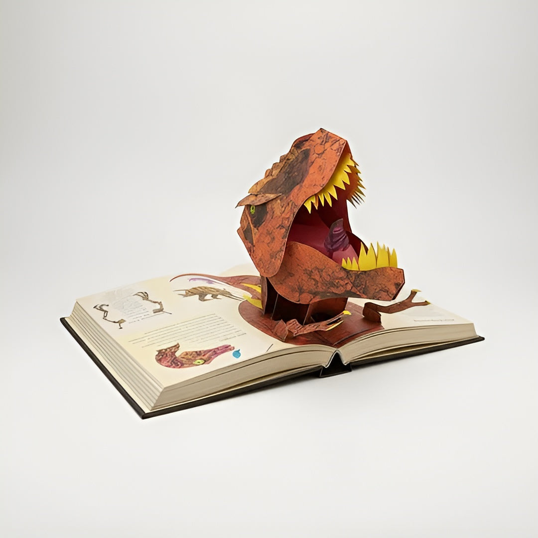 1 x 3d-Pop-up-Bok Med Dinosaurer – En Magisk Opplevelsesbok For Nysgjerrige Barn