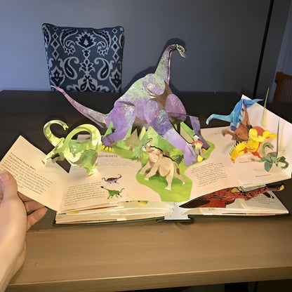 1 x 3d-Pop-up-Bok Med Dinosaurer – En Magisk Opplevelsesbok For Nysgjerrige Barn