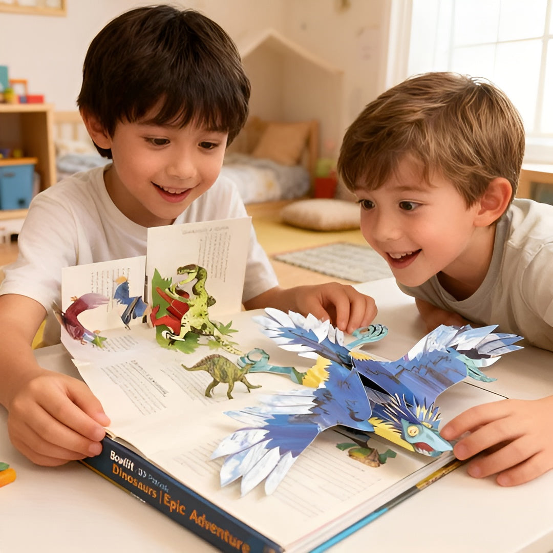 1 x 3d-Pop-up-Bok Med Dinosaurer – En Magisk Opplevelsesbok For Nysgjerrige Barn