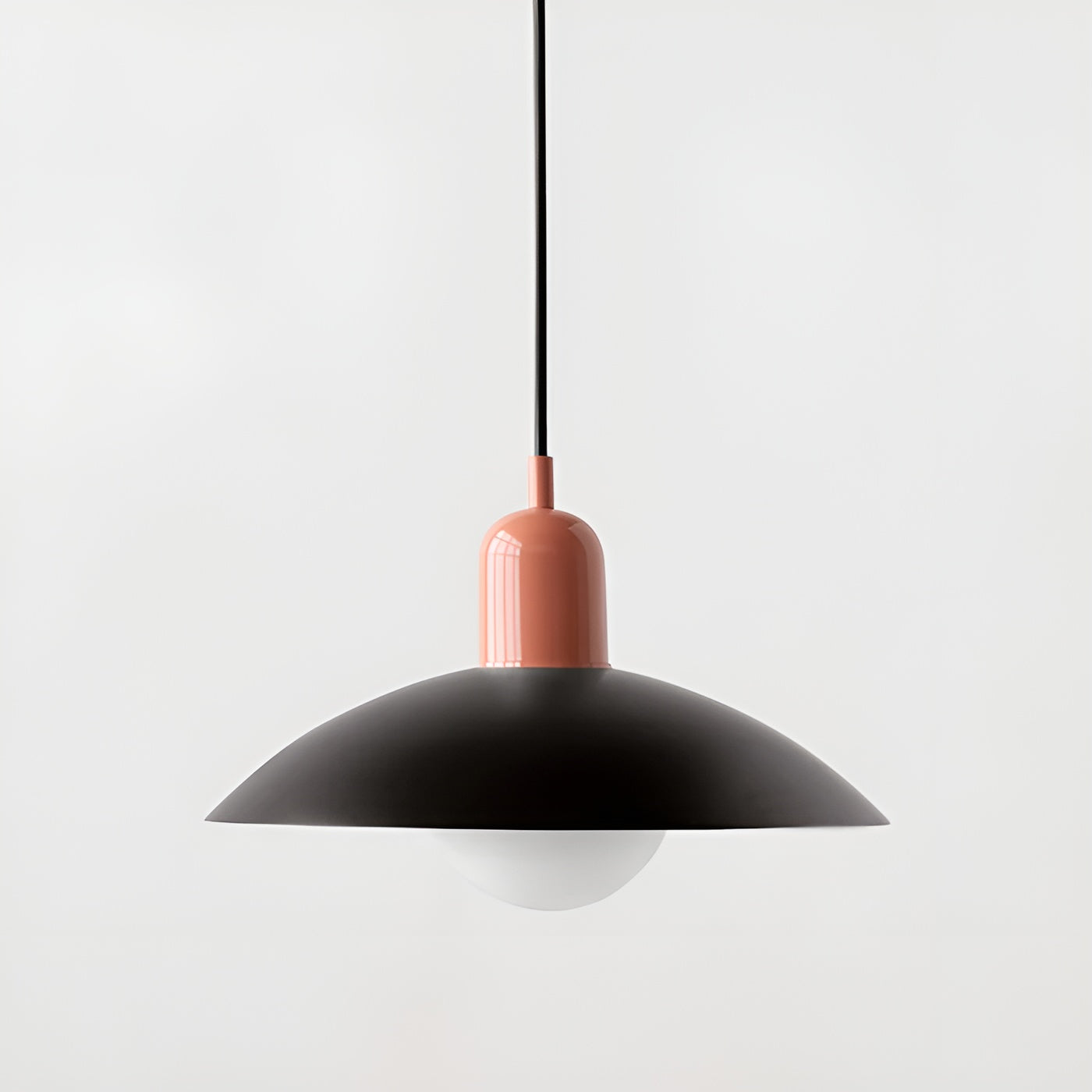 Pendellampe i Makron-Design – Mykt og Behagelig Lys | Perfekt for Hjemmet - Rosa / Svart - Lysarmaturer for tak