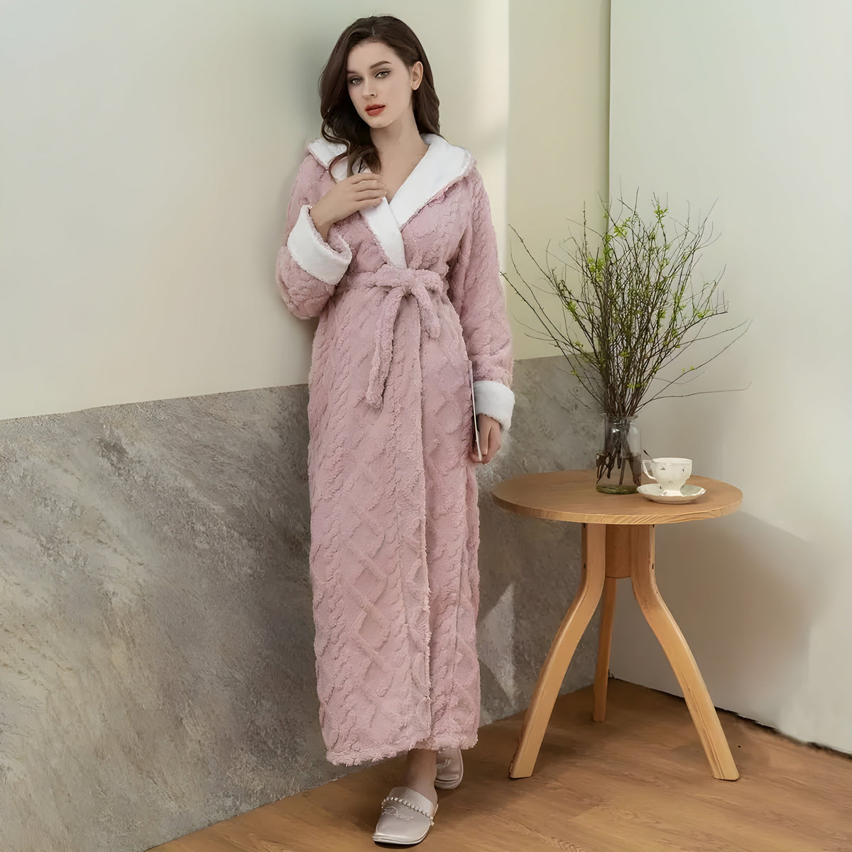 Pauliana Badekåpe – Koselig, Ultramyk Flanell-badekåpe for Dame