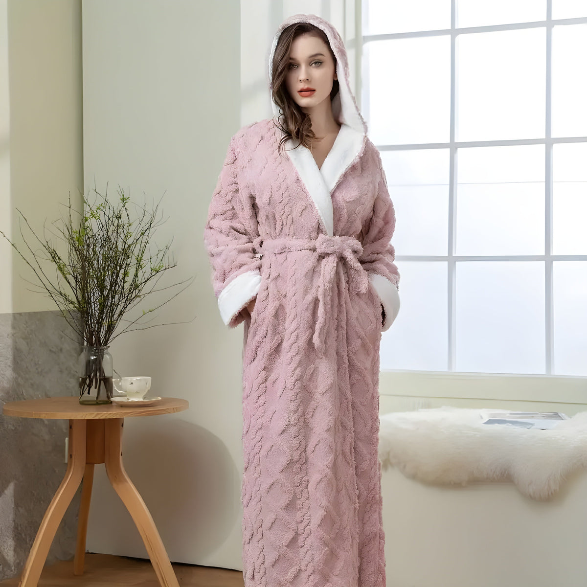 Pauliana Badekåpe – Koselig, Ultramyk Flanell-badekåpe for Dame