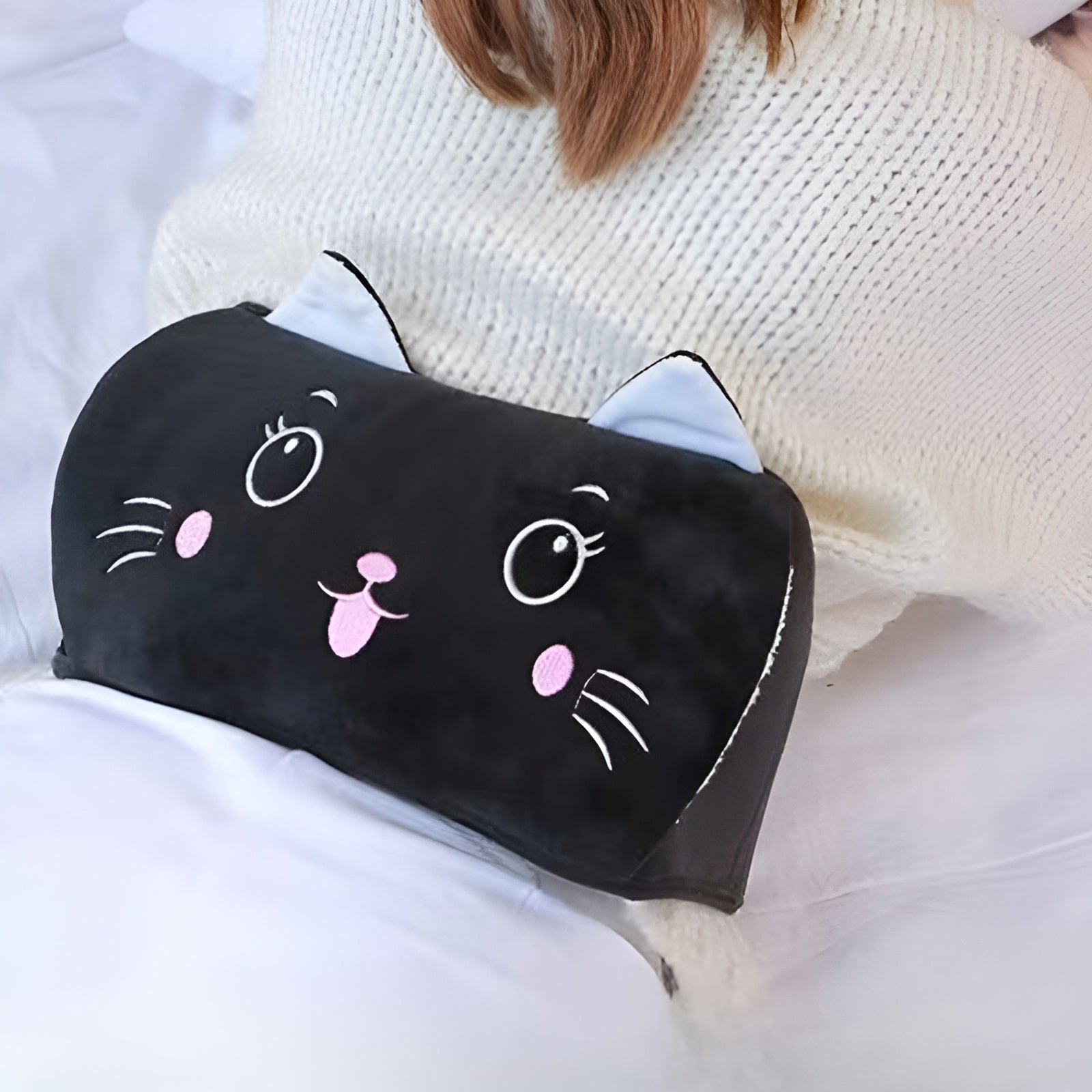 Varmtvannsflaske for Midje og Rygg – Avslappende og Lindrende Varme | Gjenbrukbar og Enkel å Bruke