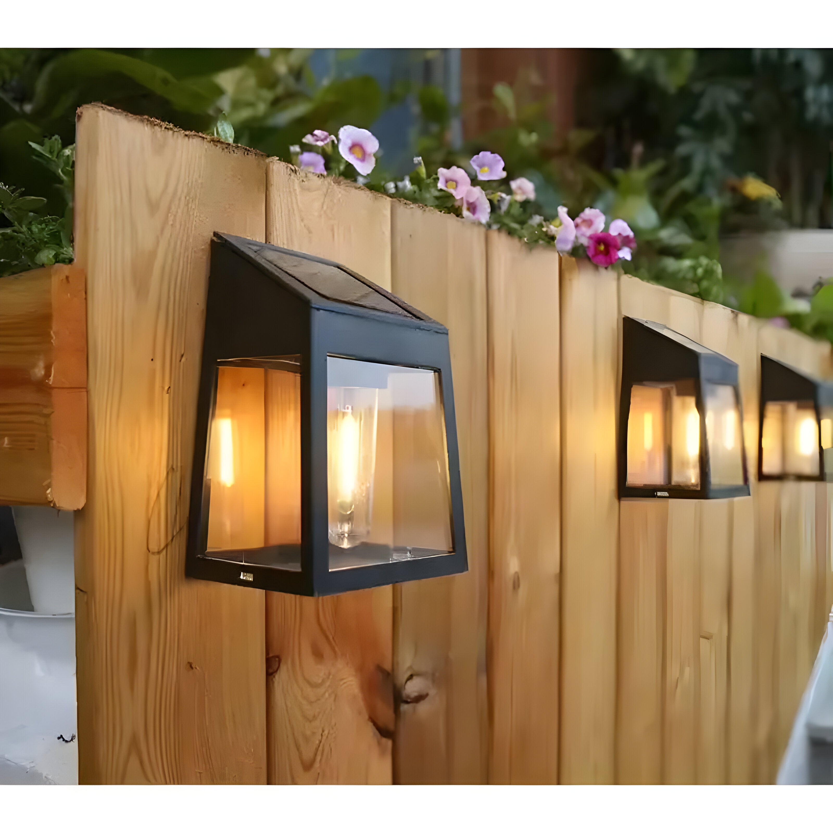 Solcellelamper - Oppladbare Led-hagelamper, Værbestandige Utelamper(2 stk)