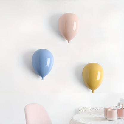 Keramisk Ballong Veggdekorasjon – Moderne og Dekorativ | Stilfull Hjemmedekor for Stue og Soverom