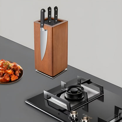 Magnetisk Knivblokk – 360° Roterbar og Plassbesparende | Sikker Knivoppbevaring på Kjøkkenet