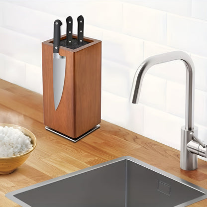 Magnetisk Knivblokk – 360° Roterbar og Plassbesparende | Sikker Knivoppbevaring på Kjøkkenet