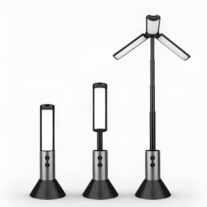 LED Campinglykt – Oppladbar og Sammenleggbar | 270° Justerbar Arm og Flere Lysmoduser