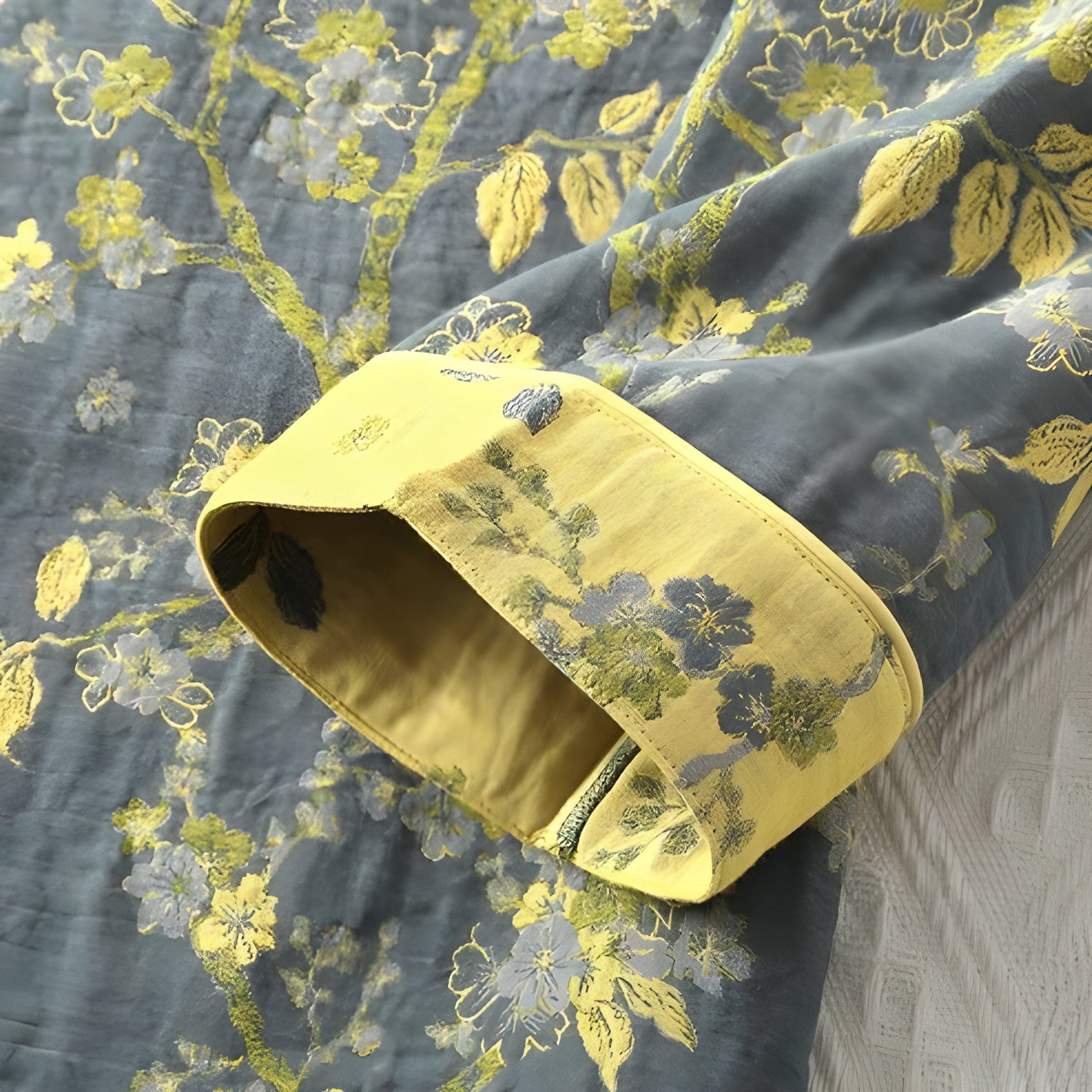 Loungewearsett I Ren Bomull – Vintage Jacquard-design