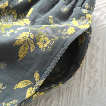 Loungewearsett I Ren Bomull – Vintage Jacquard-design