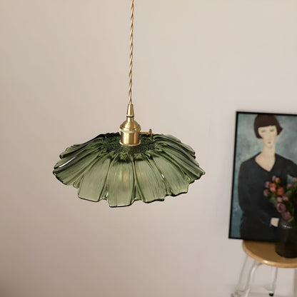 Hengelampe med Blomstermotiv – Varmt og Dekorativt Lys | Perfekt for Stue og Soverom - Lysarmaturer for tak