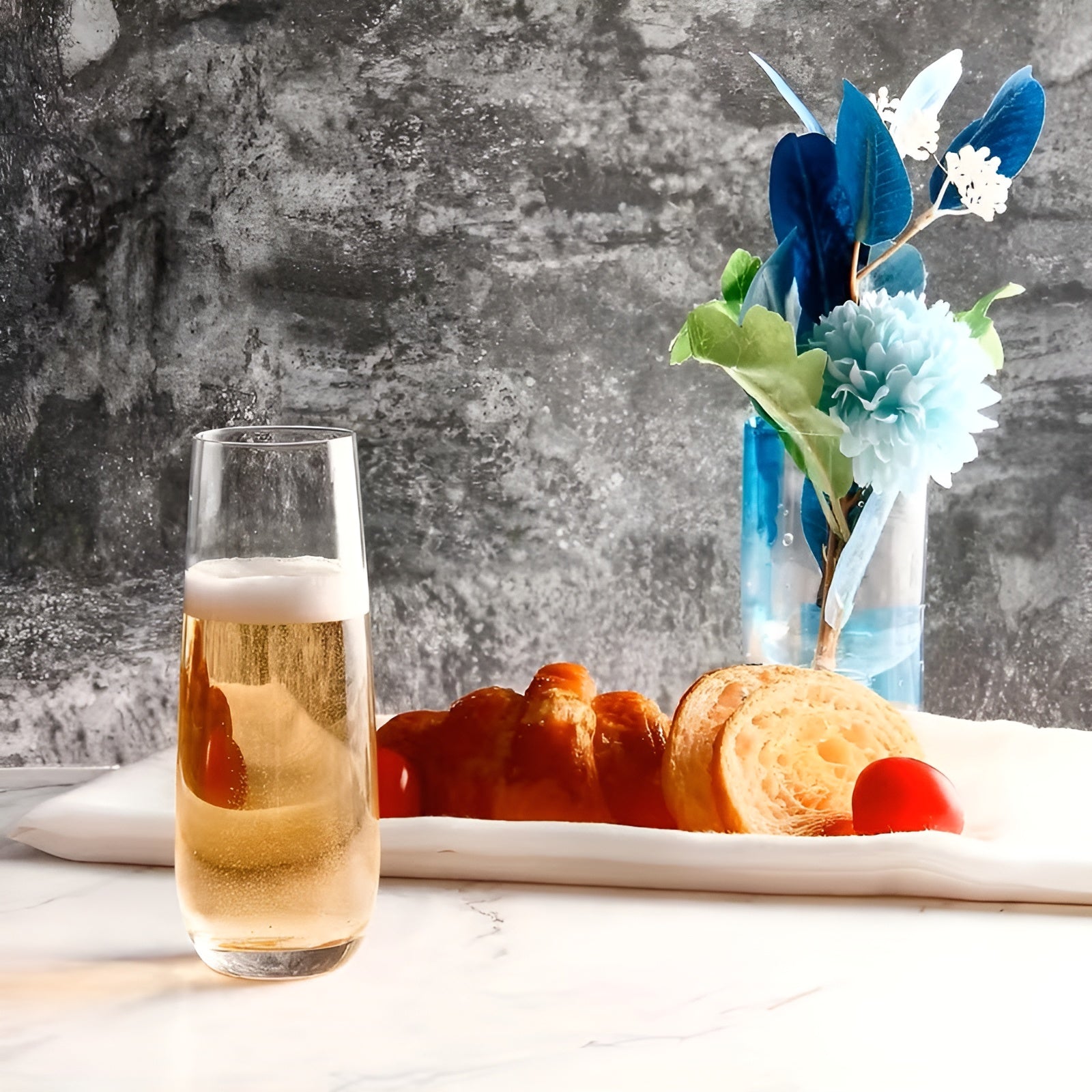 Champagneglass 9-pk – Roséfarget Og Elegante | 300 ML Til Prosecco, Mimoser Og Fest
