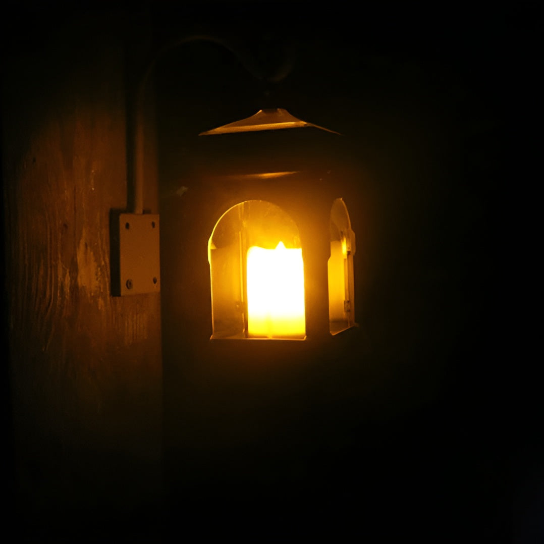 Led Solcellelampe I Form Av Et Hus – Vanntett Hagebelysning For Utendørs Bruk