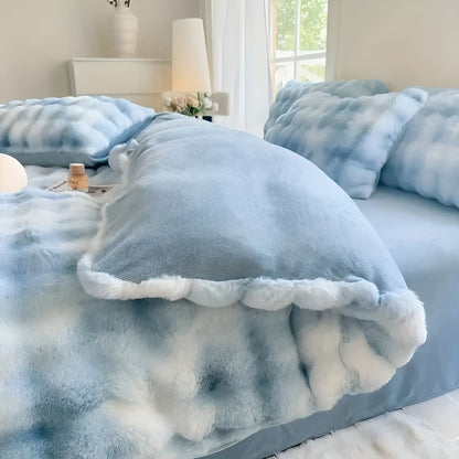 Plysdynetrekk – Varmt og Mykt for Høst og Vinter | Vendbart Design i Kaninpels og Melkesammet