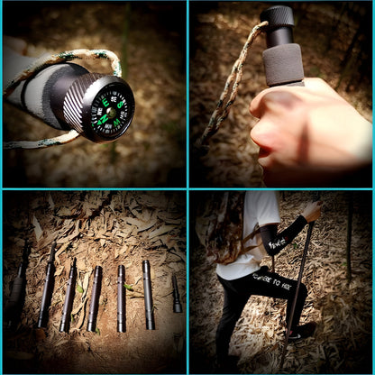 Sammenleggbare Vandrestaver – Lette og Justerbare | Perfekt for Tur og Friluftsliv