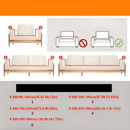 Plysjsofaovertrekk (2 Stk.) – Mykt, Varmt Og Dekorativt | Beskytter Sofaen Din På En Stilig Måte