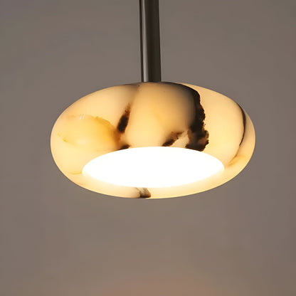 Led-pendellampe I Marmor – Stilig Accentbelysning | Perfekt For Oppholdsrom - Nøytral - Lysarmaturer for tak