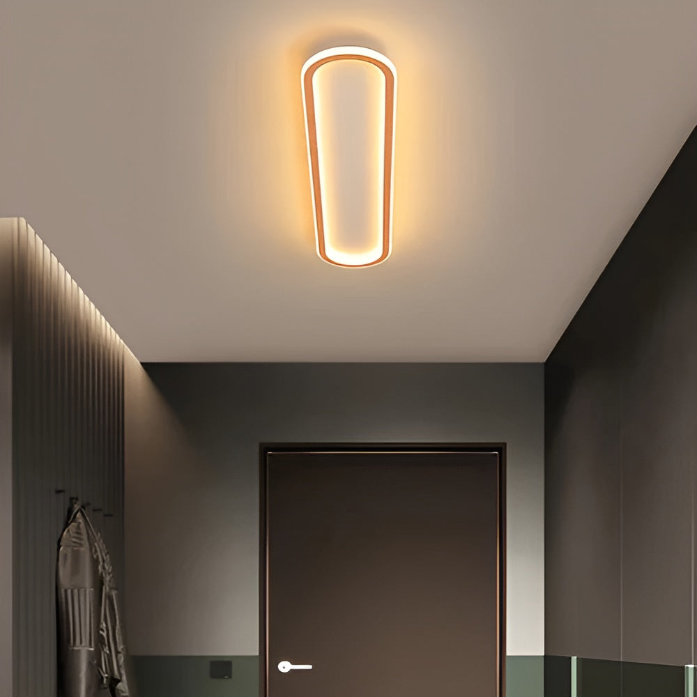 Oval LED Taklampe – Elegant og Moderne | Perfekt for Gang og Entré