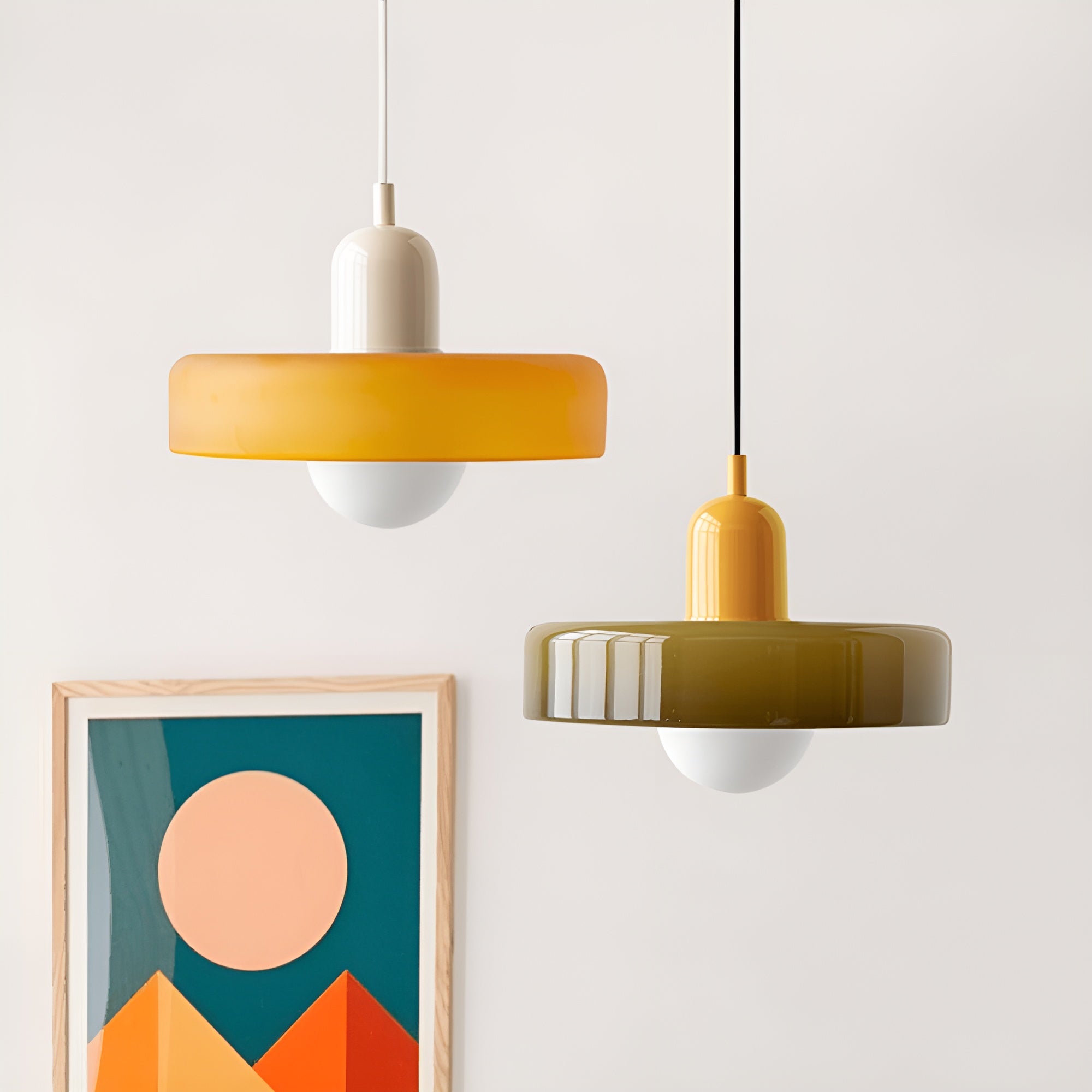 Bilde av Lysfjord Glasspendel – Moderne Eleganse i Tidløst Design fra Velisse