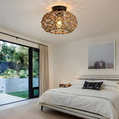 Vardal - Taklampe I Hampetau Og Kystinspirert Design