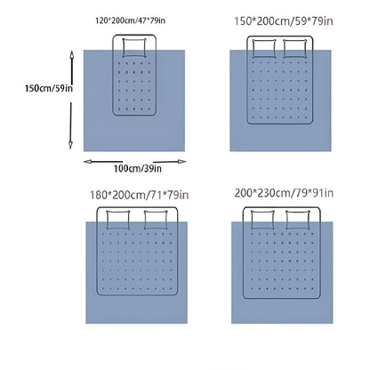Mykt Fleecepledd med Snøfnuggmønster – Varmt og Koselig | Perfekt for Sofa og Seng