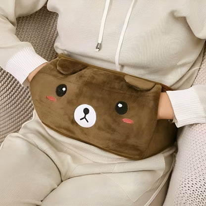 Varmtvannsflaske for Midje og Rygg – Avslappende og Lindrende Varme | Gjenbrukbar og Enkel å Bruke