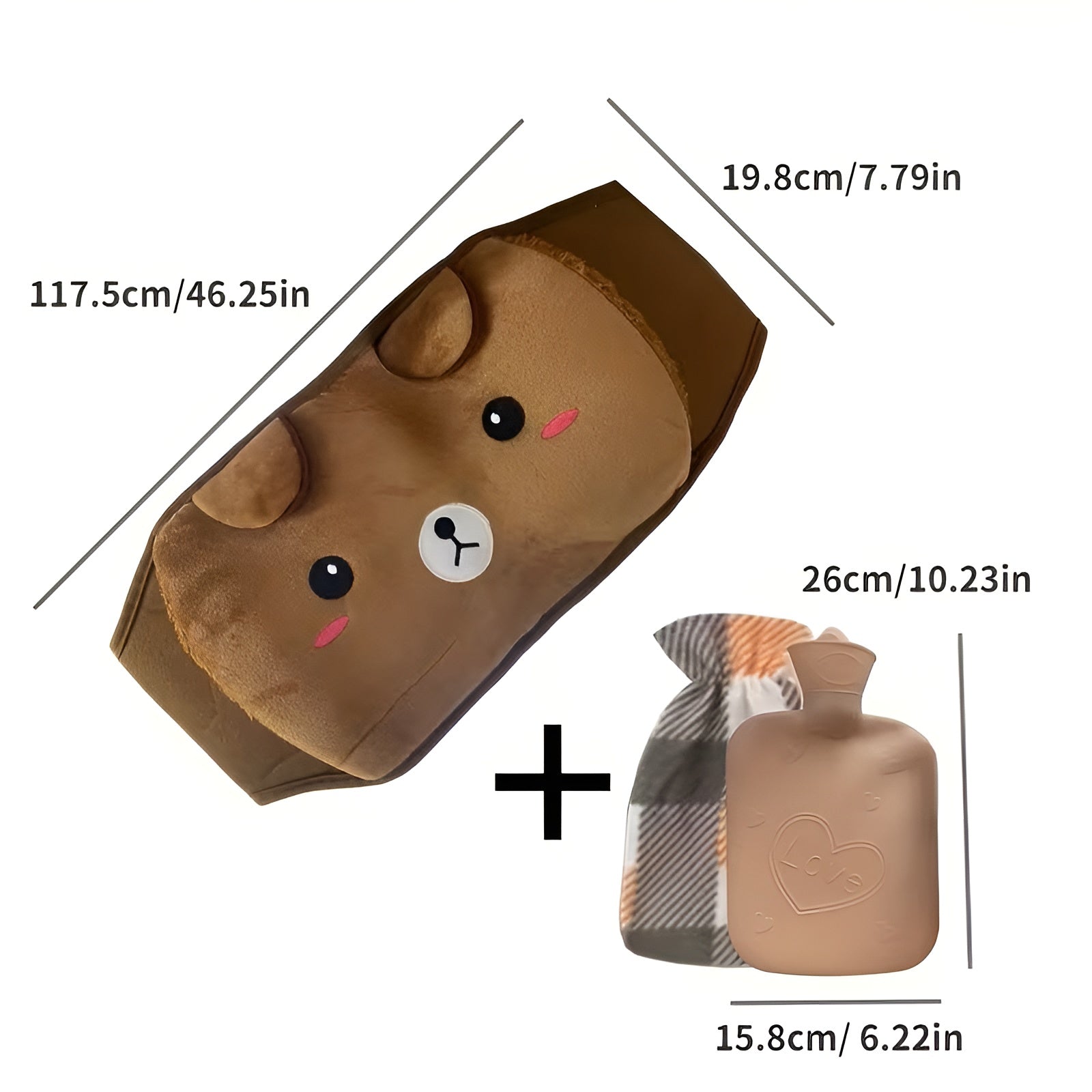 Varmtvannsflaske for Midje og Rygg – Avslappende og Lindrende Varme | Gjenbrukbar og Enkel å Bruke