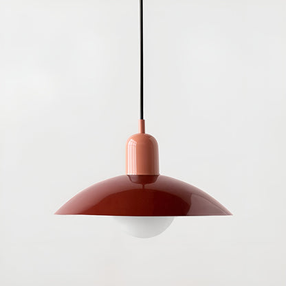 Pendellampe i Makron-Design – Mykt og Behagelig Lys | Perfekt for Hjemmet - Rosa / Rød - Lysarmaturer for tak