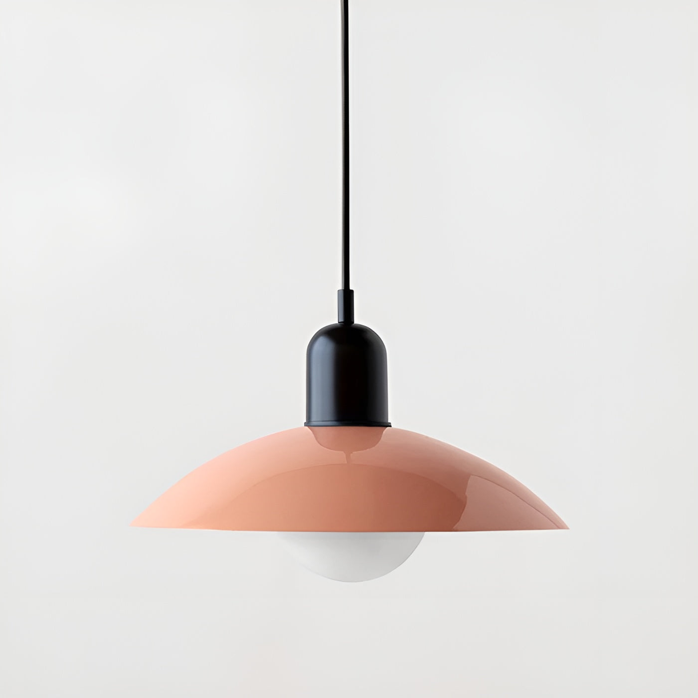 Pendellampe i Makron-Design – Mykt og Behagelig Lys | Perfekt for Hjemmet - Svart / Rosa - Lysarmaturer for tak