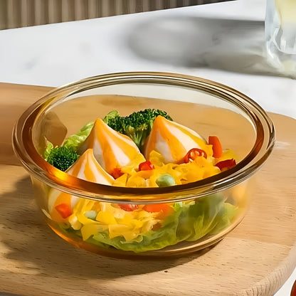 Oppbevaringsbokser i Glass (3-delt sett) – Lufttette og Lekkasjesikre | Varmebestandig Borosilikatglass for Meal Prep
