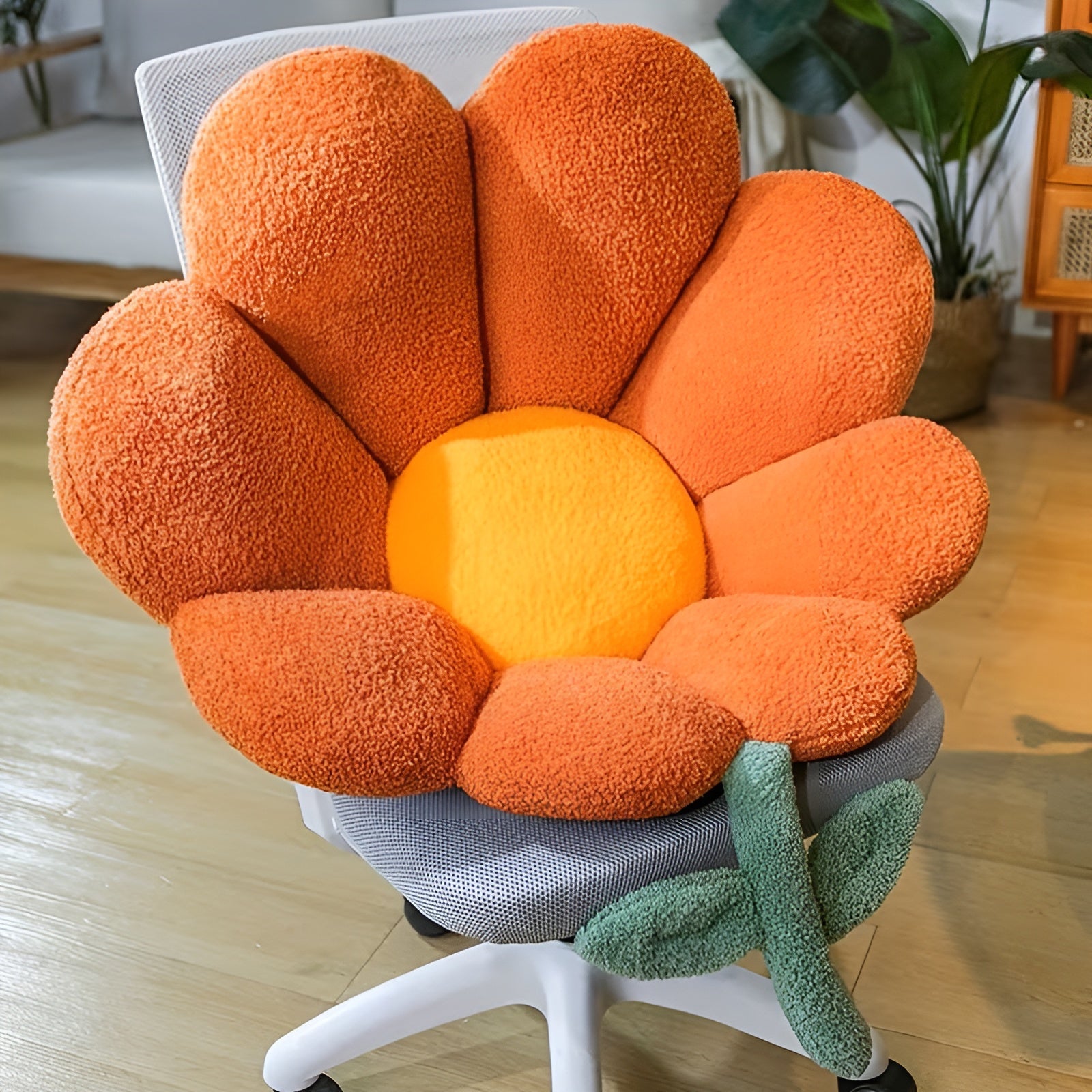 Blomsterformet Sittepute – Myk og Komfortabel | Dekorativ Pute for Sofa Soverom og Stue - Pynteputer