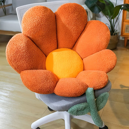 Blomsterformet Sittepute – Myk og Komfortabel | Dekorativ Pute for Sofa Soverom og Stue - Pynteputer