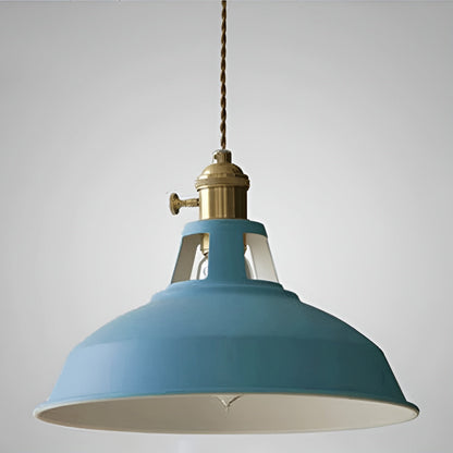 Industriell Retro-Pendellampe – Vintage og Dekorativ | Perfekt for Hjem og Restaurant - Blå - Lysarmaturer for tak
