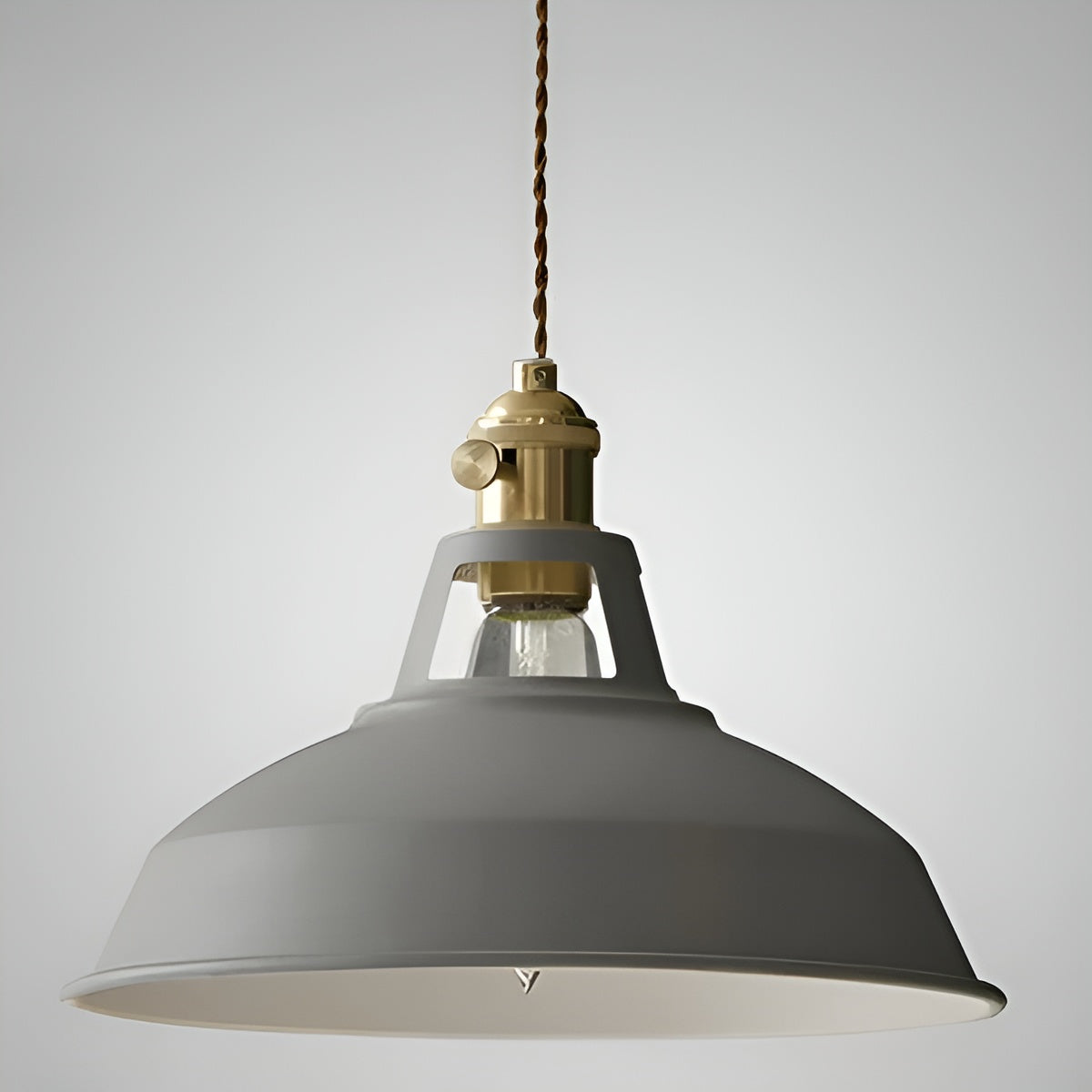 Industriell Retro-Pendellampe – Vintage og Dekorativ | Perfekt for Hjem og Restaurant - Grå - Lysarmaturer for tak