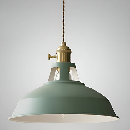 Industriell Retro-Pendellampe – Vintage og Dekorativ | Perfekt for Hjem og Restaurant - Grønn - Lysarmaturer for tak