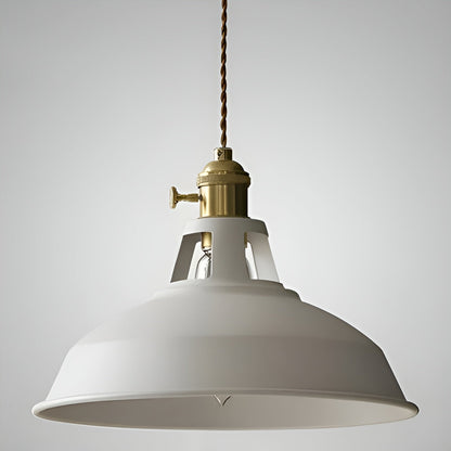 Industriell Retro-Pendellampe – Vintage og Dekorativ | Perfekt for Hjem og Restaurant - Hvit - Lysarmaturer for tak