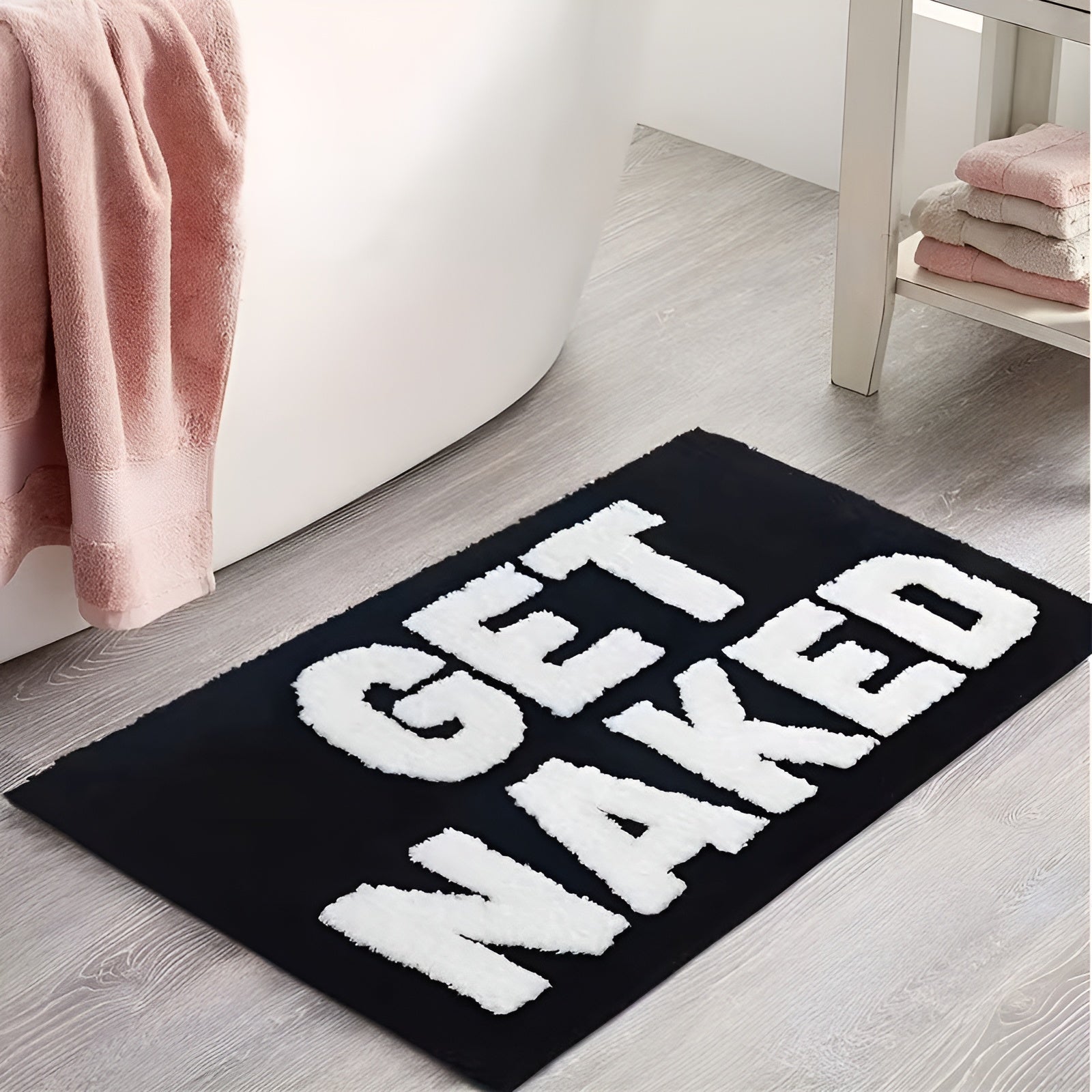 Myk og Fluffy Badematte – Ekstra Sklisikker og Absorberende | Perfekt for Bad og Dusj - Badematter og -tepper