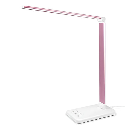 LED Skrivebordslampe – USB-ladeport, 5 Lysmoduser | Justerbar Lysstyrke