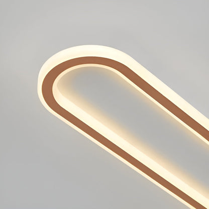 Oval LED Taklampe – Elegant og Moderne | Perfekt for Gang og Entré