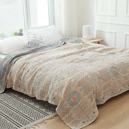 Wendedecke mit Boho-Mandala – Weich und Dekorativ | Perfekt für Sofa und Schlafzimmer