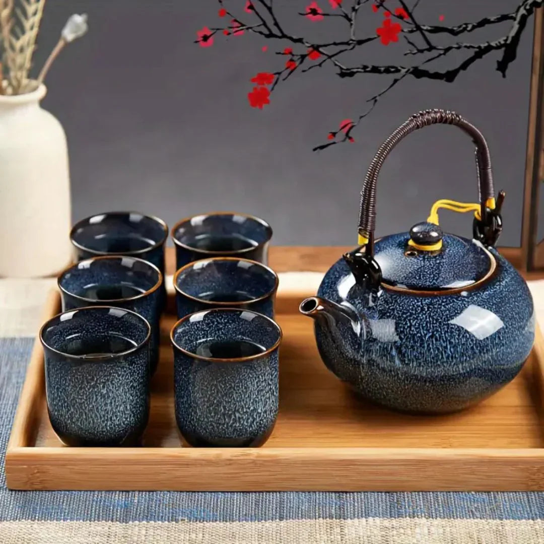 Japansk Keramisk Teservise – Tradisjonell Te-seremoni For Avslappende Te-stunder