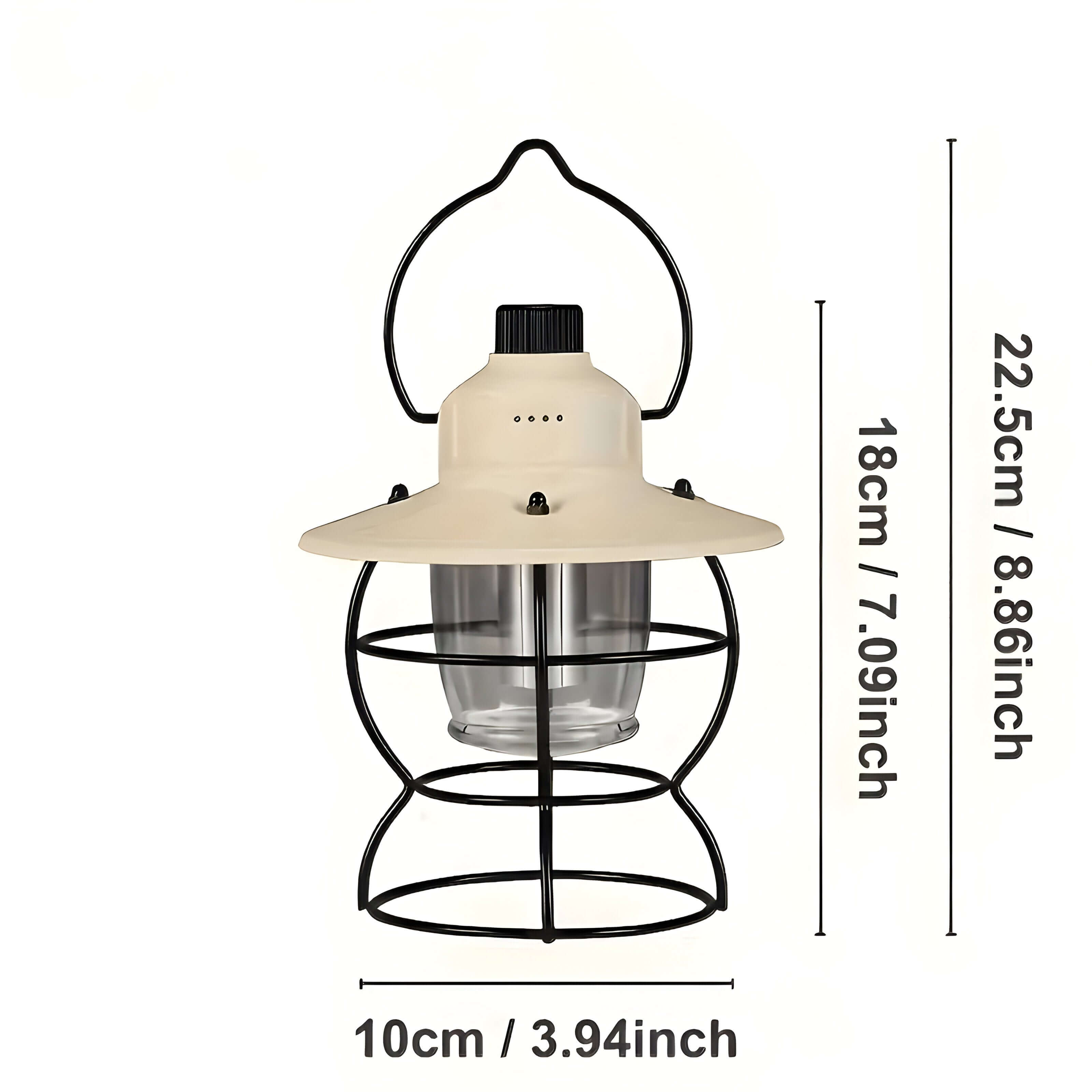 NordLys – Campinglampe i LED, Oppladbar og Bærbar